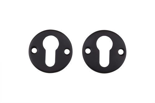 deurklink_zwart_landelijk_met_rond_rozet_en_cilinderplaatjes_per_set_3