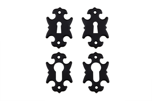 deurklink_zwart_rustiek_met_rozet_en_cilinderplaatjes_per_set_4