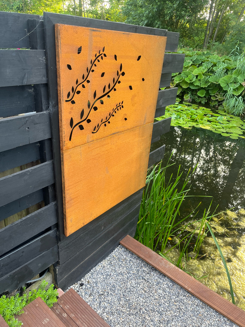 Cortenstaaltuinscherm