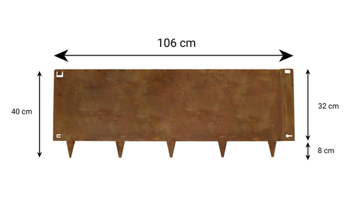 cordenstaal_40x106_afmeting