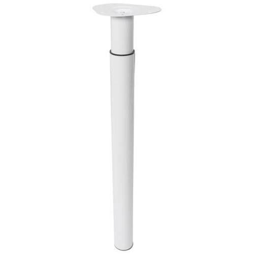 Tafelpoot_Verstelbaar_Wit_Staal_700_1100_mm_