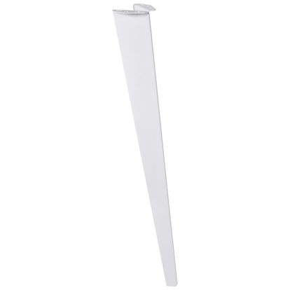 Tafelpoot_Wit_Staal_Modern_720_mm_