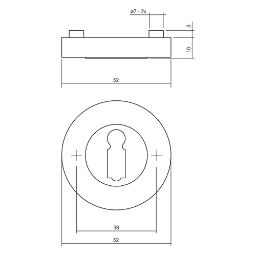 sleutelrozet_zwart_rond_met_nokken_maten