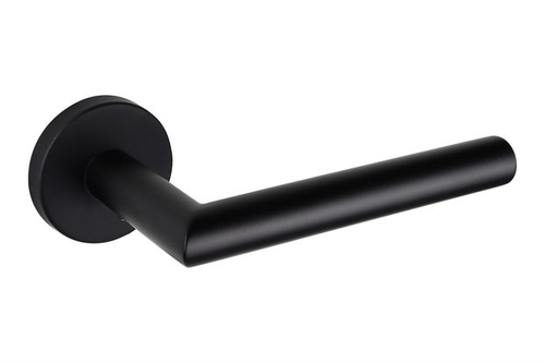 Lavuzo_deurkruk_Mantua_Zwart_met_rond_rozet_Per_set