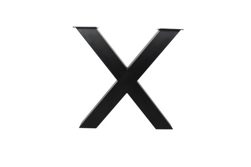 X_poot_Tafelpoot_Zwart_Staal