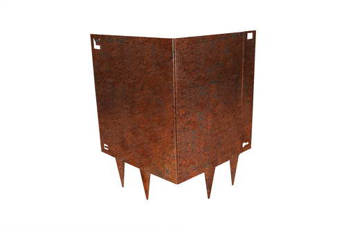 CortenstaalBorderrandBuitenhoek40x106cmFlexibel_PerStuk1