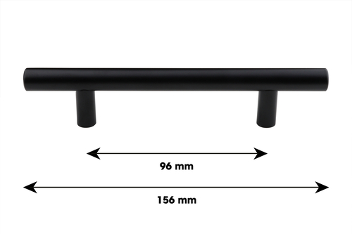 LavuzodesignhandgreepBar156zwart_perstukafmeting