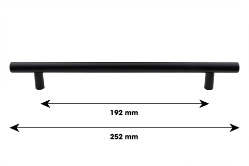 Lavuzodesignhandgrepenbar252zwart_perstukafmeting