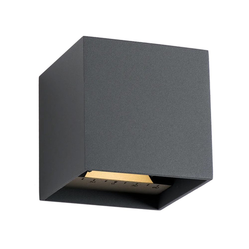 Wandlamp_buiten_12V_LED_Warm_wit_3_watt_Top_Down_antraciet_Per_Stuk