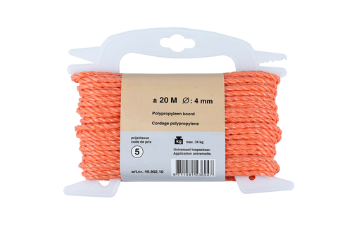 PolypropyleenTouwOranje_4mmdik_20m